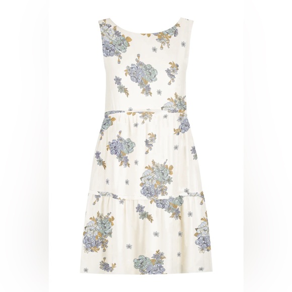 NEW Sancia Emely Tiered Floral Mini Dress - Picture 6 of 7